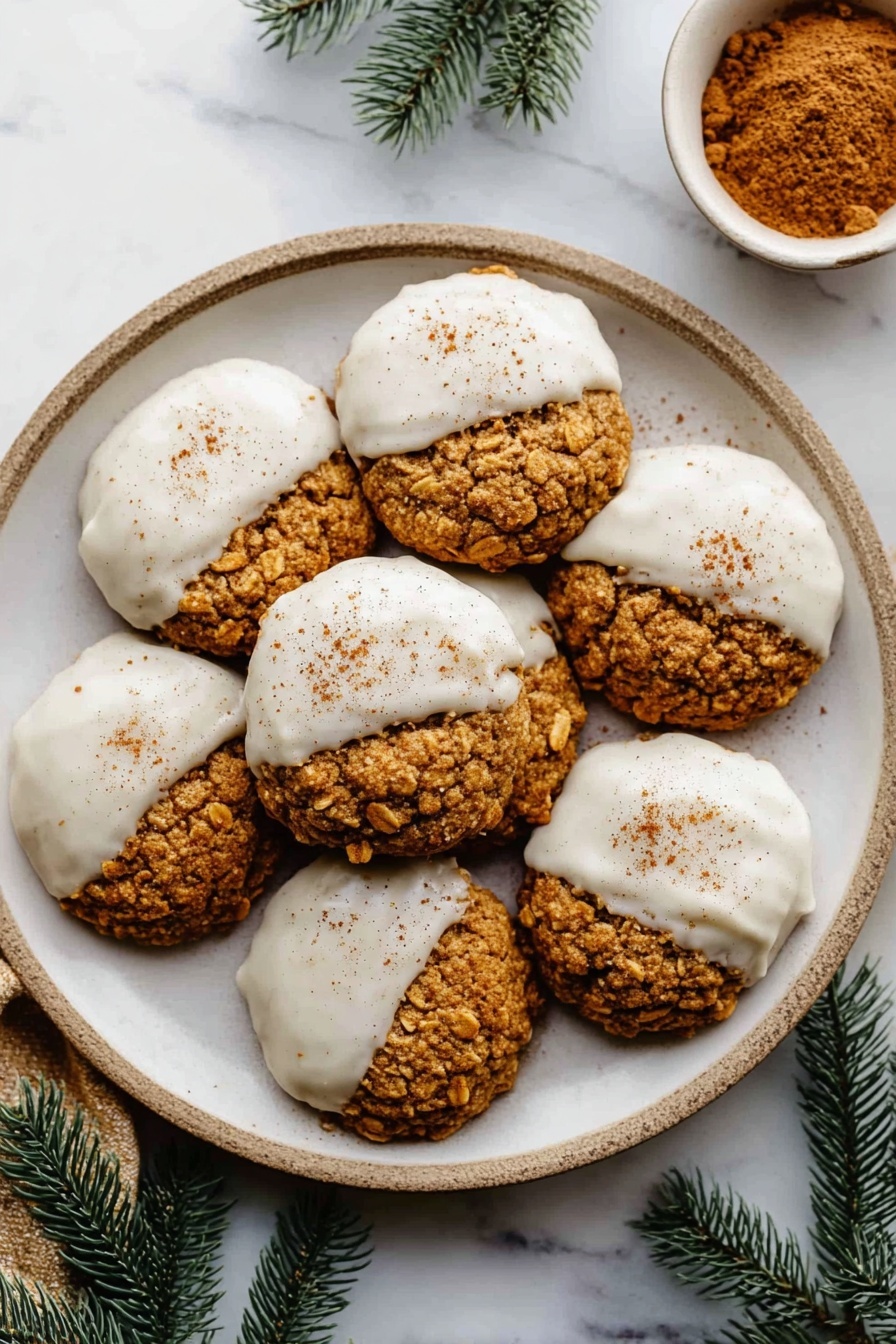 gingerbread latte cookies - Serving Suggestion