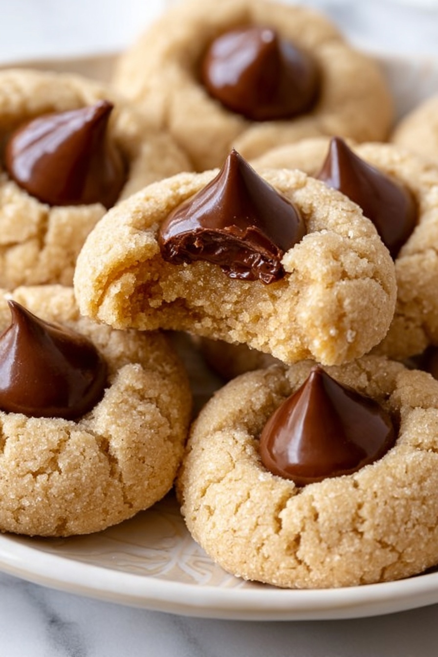 peanut butter blossoms - Serving Suggestion
